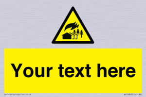 Custom Warning: Large scale fire zone